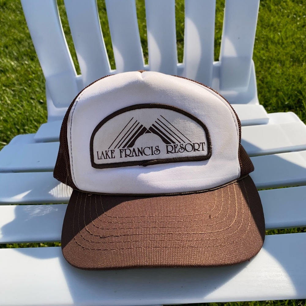 Vintage Lake Francis Resort Mesh Trucker Hat
